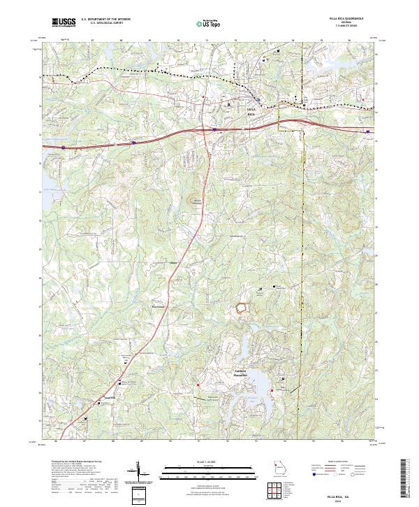Villa Rica topographic map thumbnail