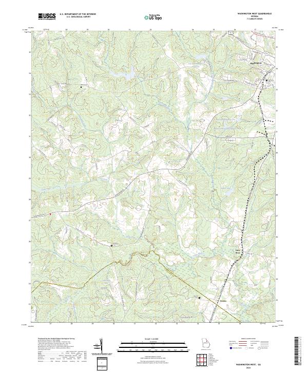 Washington West topographic map thumbnail