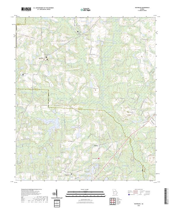 Waterloo topographic map thumbnail