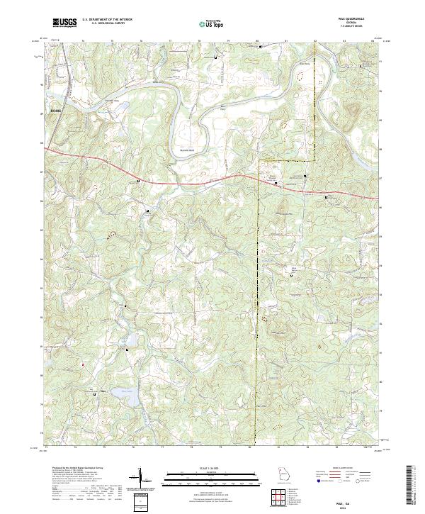 Wax topographic map thumbnail