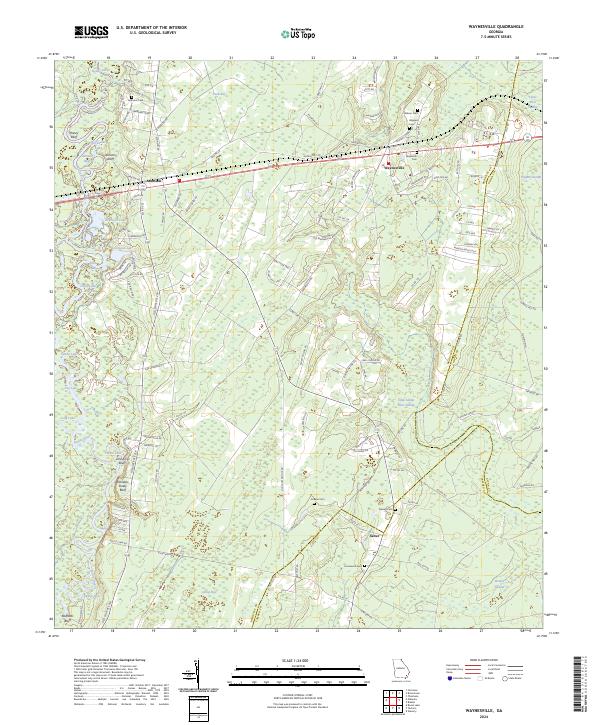 Waynesville topographic map thumbnail