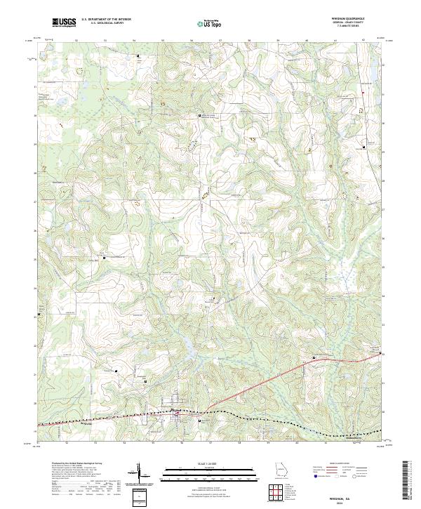 Whigham 2024 topographic map thumbnail