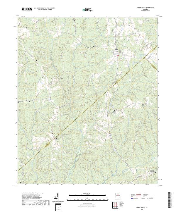 White Plains 2024 topographic map thumbnail