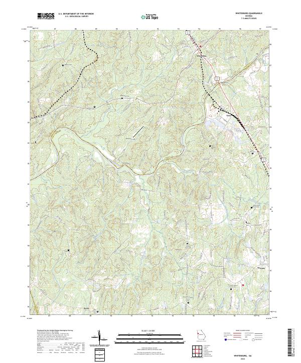 Whitesburg 2024 topographic map thumbnail