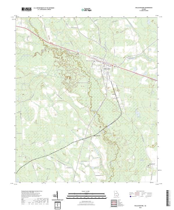 Willacoochee 2024 topographic map thumbnail