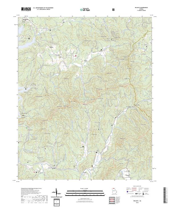 Wilscot topographic map thumbnail