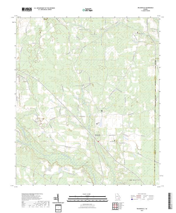 Wilsonville 2024 topographic map thumbnail