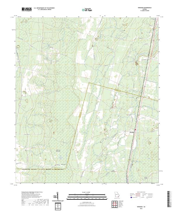 Winokur topographic map thumbnail