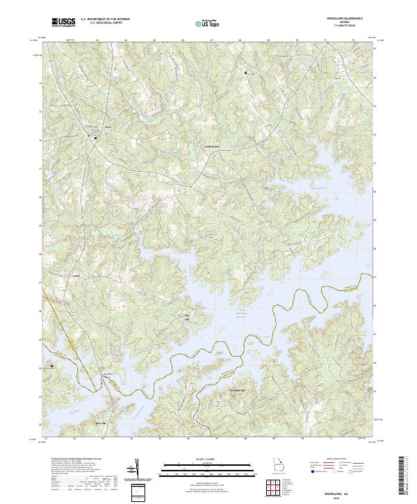 Woodlawn topographic map thumbnail
