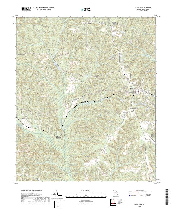 Buena Vista topographic map thumbnail