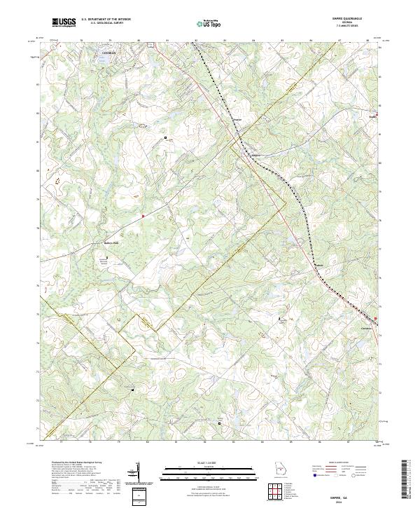 Empire topographic map thumbnail