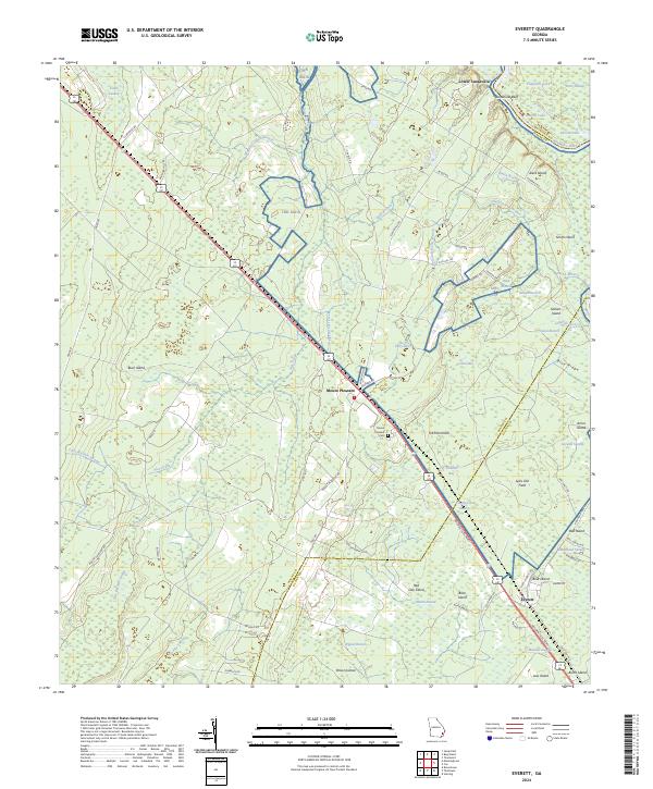 Everett topographic map thumbnail