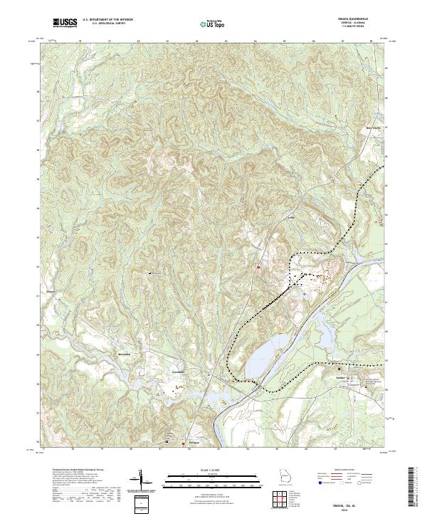 Omaha 2024 topographic map thumbnail