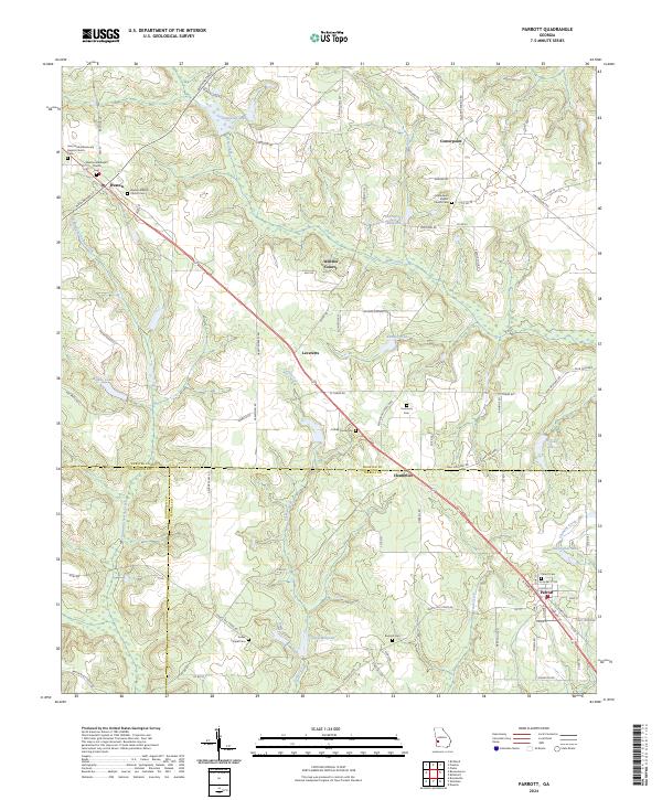 Parrott topographic map thumbnail