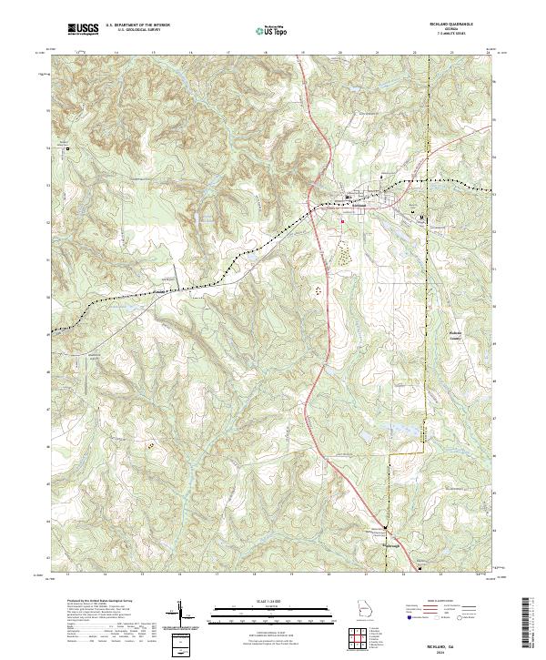 Richland topographic map thumbnail