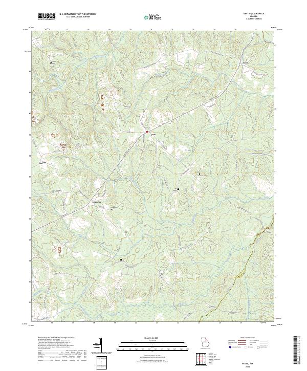 Vesta topographic map thumbnail
