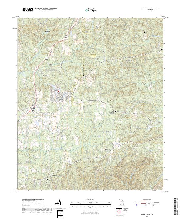 Waverly Hall 2024 topographic map thumbnail