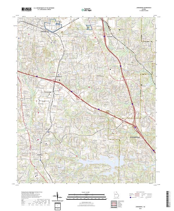 Jonesboro topographic map thumbnail