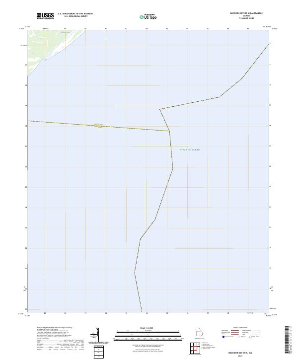 Raccoon Key OE S topographic map thumbnail
