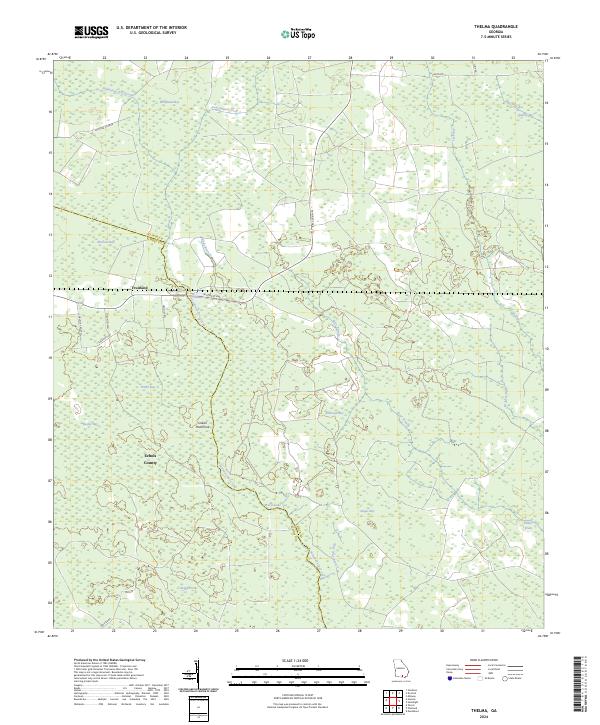 Thelma topographic map thumbnail