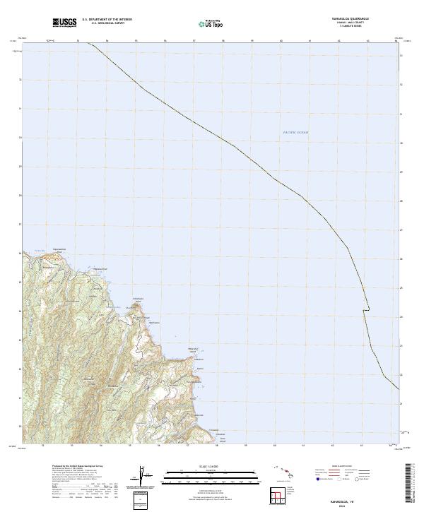 Kahakuloa topographic map thumbnail