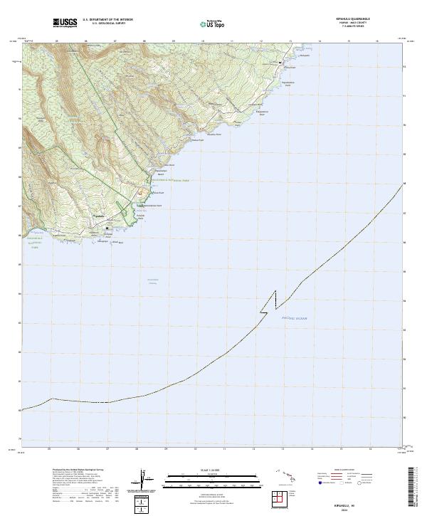 Kipahulu topographic map thumbnail