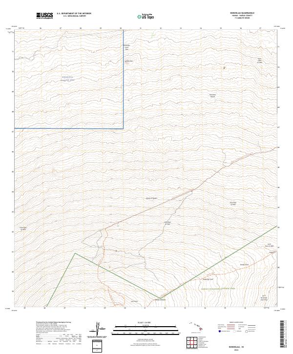 Kokoolau topographic map thumbnail