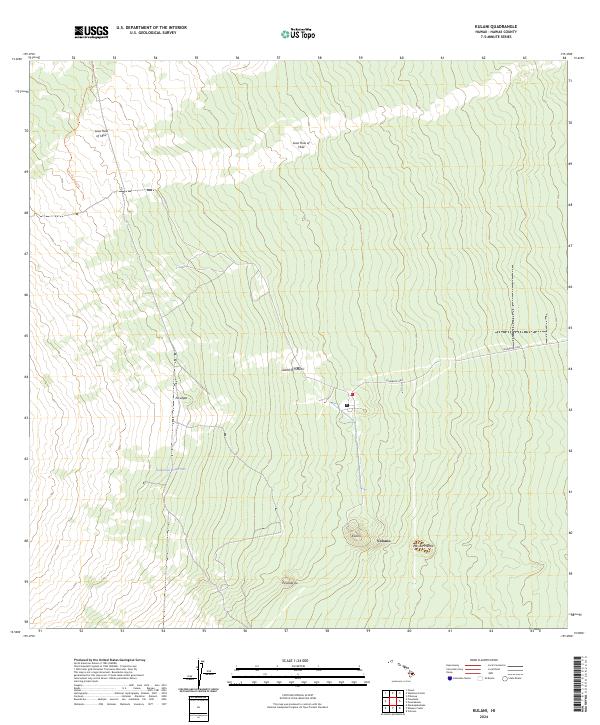 Kulani topographic map thumbnail