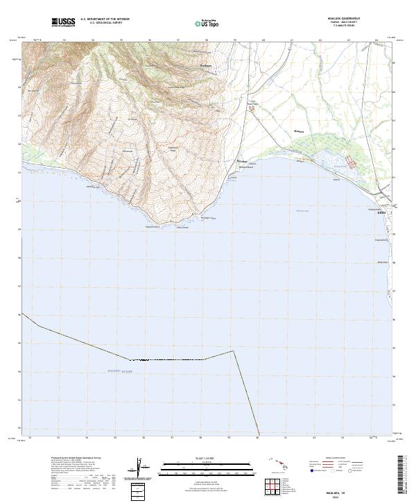 Maalaea topographic map thumbnail