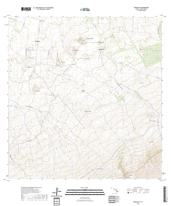 Makahalau topographic map thumbnail