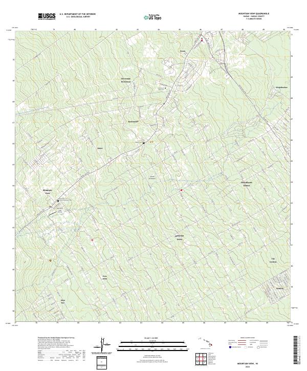 Mountain View topographic map thumbnail