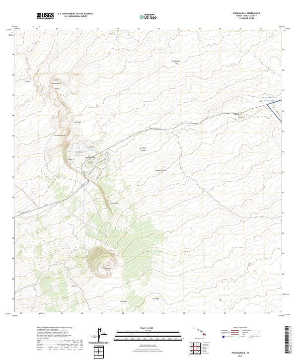 Puuanahulu topographic map thumbnail
