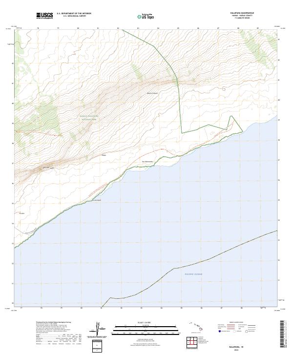Kalapana topographic map thumbnail