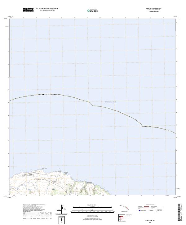 Hawi OE N topographic map thumbnail