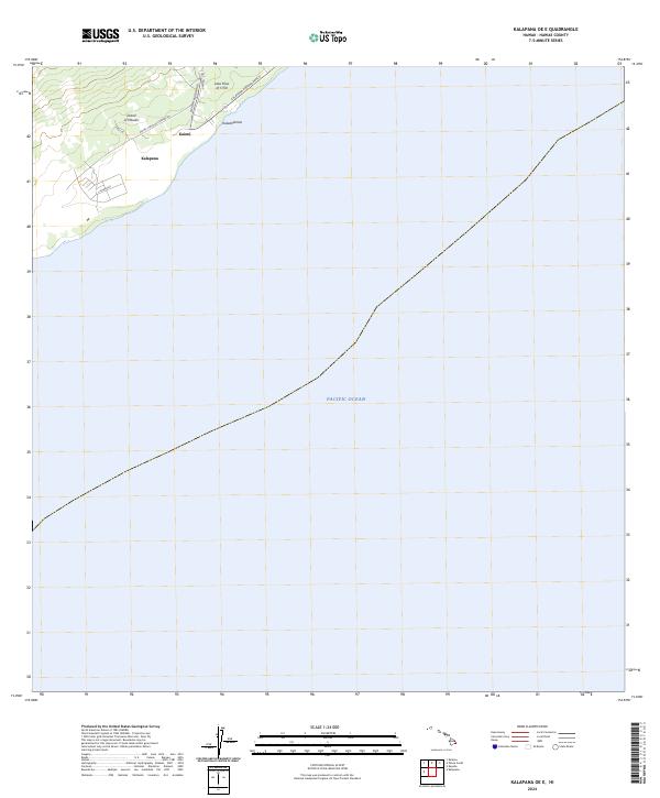 Kalapana OE E topographic map thumbnail