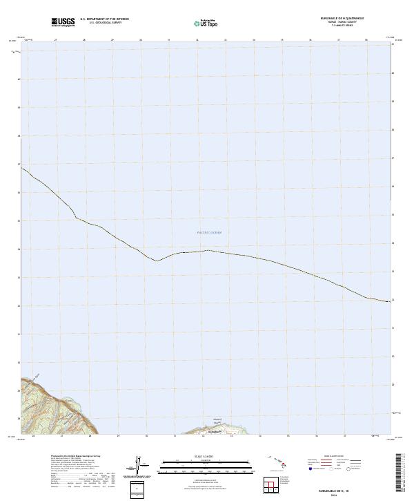 Kukuihaele OE N topographic map thumbnail