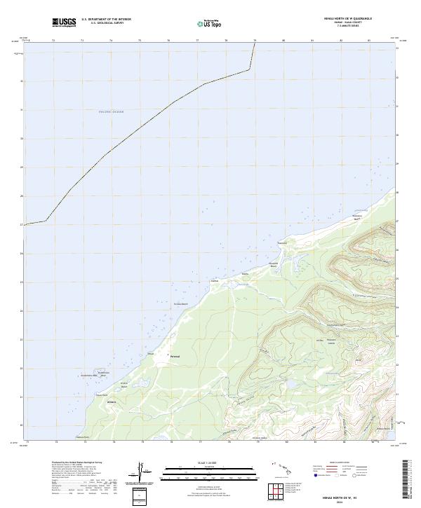 Niihau North OE W topographic map thumbnail