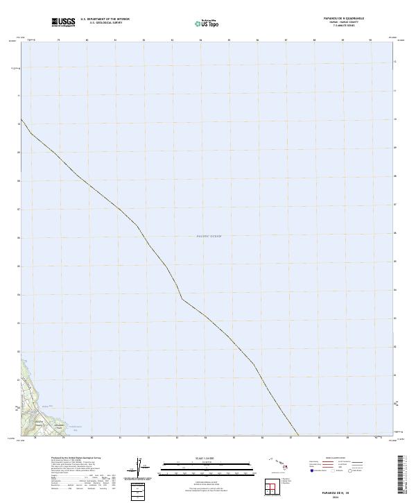 Papaikou OE N topographic map thumbnail