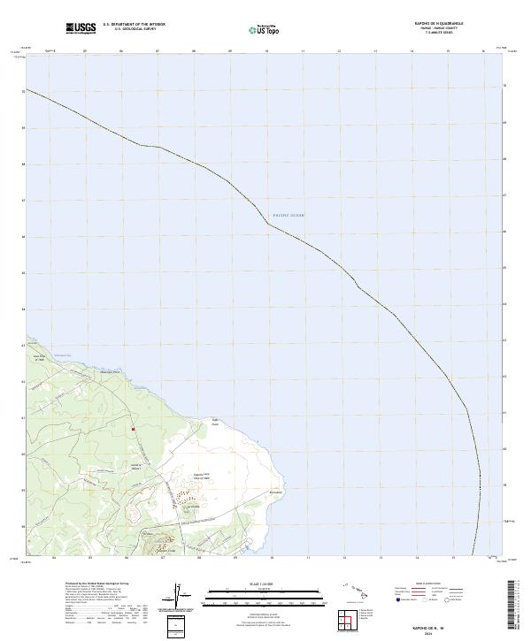 Kapoho OE N topographic map thumbnail