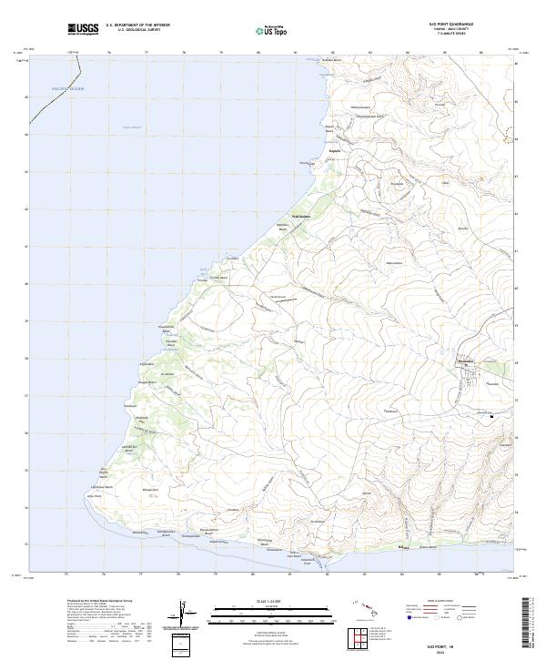 Ilio Point topographic map thumbnail