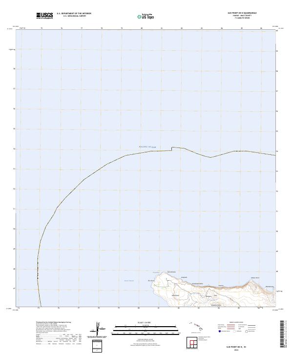 Ilio Point OE N topographic map thumbnail