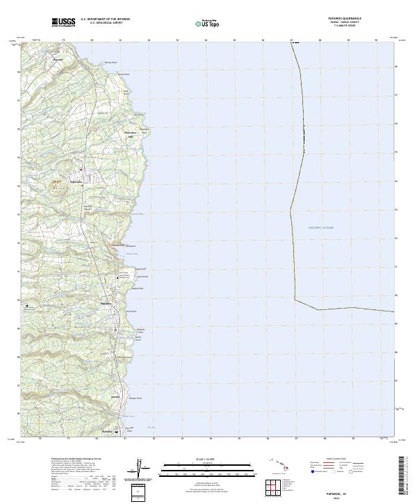Papaikou topographic map thumbnail