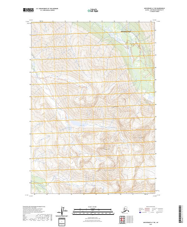 Anchorage A-7 NE topographic map thumbnail