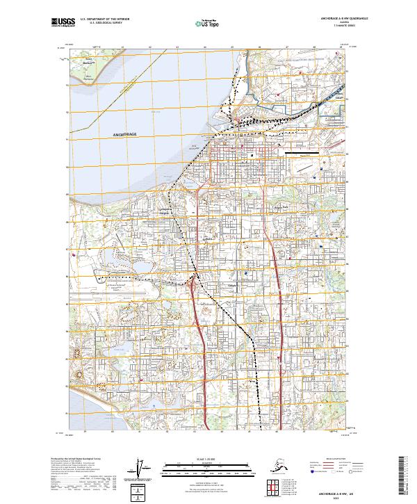 Anchorage A-8 NW topographic map thumbnail