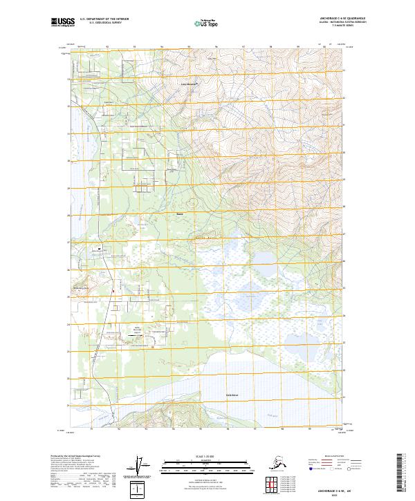 Anchorage C-6 SE topographic map thumbnail