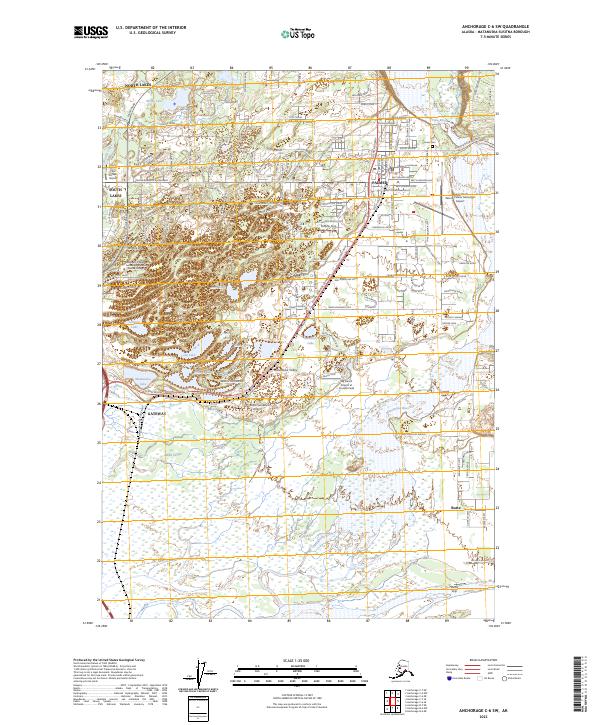 Anchorage C-6 SW topographic map thumbnail