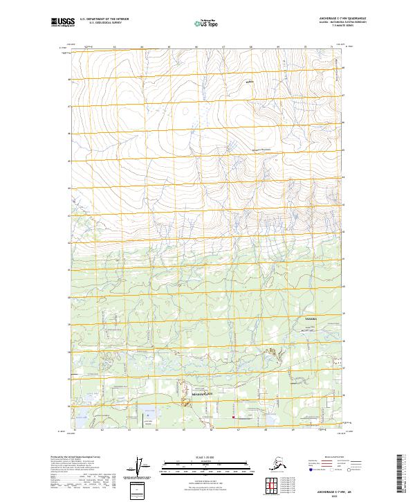 Anchorage C-7 NW topographic map thumbnail