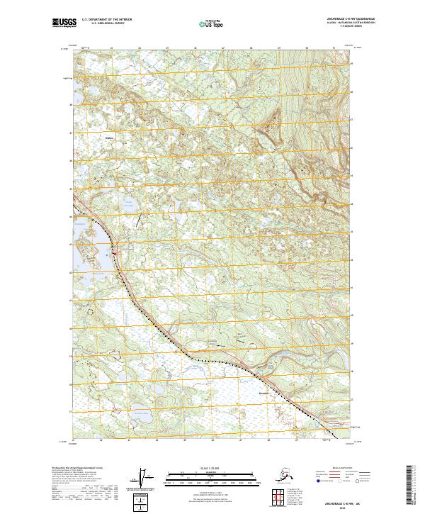 Anchorage C-8 NW topographic map thumbnail