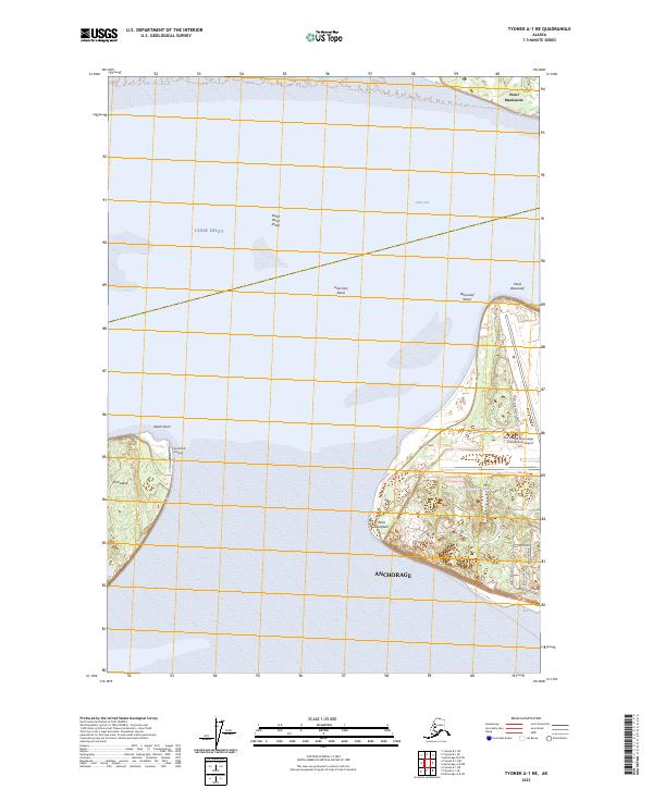 Tyonek A-1 NE topographic map thumbnail