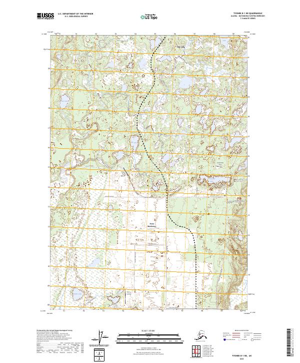 Tyonek B-1 NE topographic map thumbnail